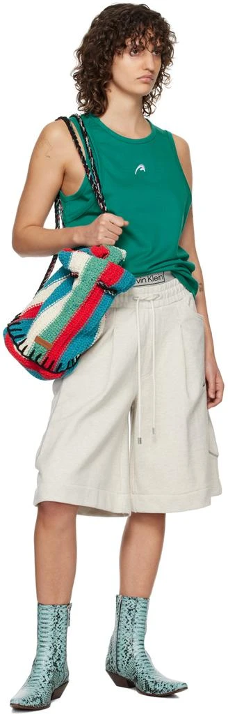 ADER error Green Layered Tank Top 5
