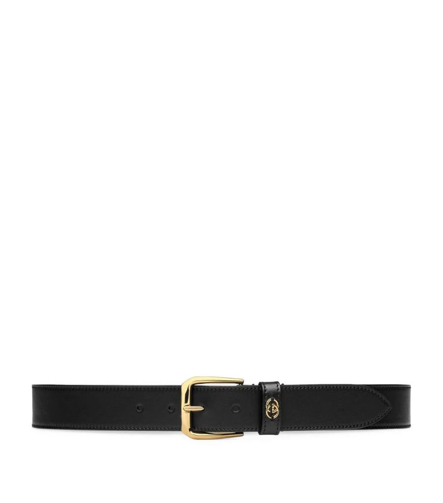 Gucci Leather Interlocking G Belt 1
