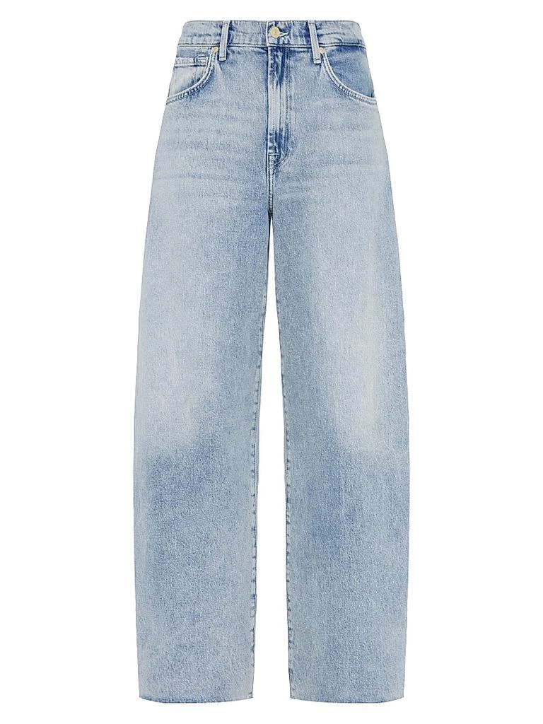 7 For All Mankind Bonnie Curvilinear HIgh-Rise Stretch Jeans 1