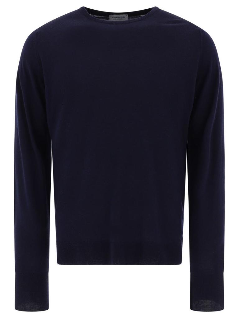 Tシャツ・カットソー JOHN SMEDLEY Men Sweater BELDEN GREEN John Smedley Emerald Green Cotton Jumper - Compare Prices