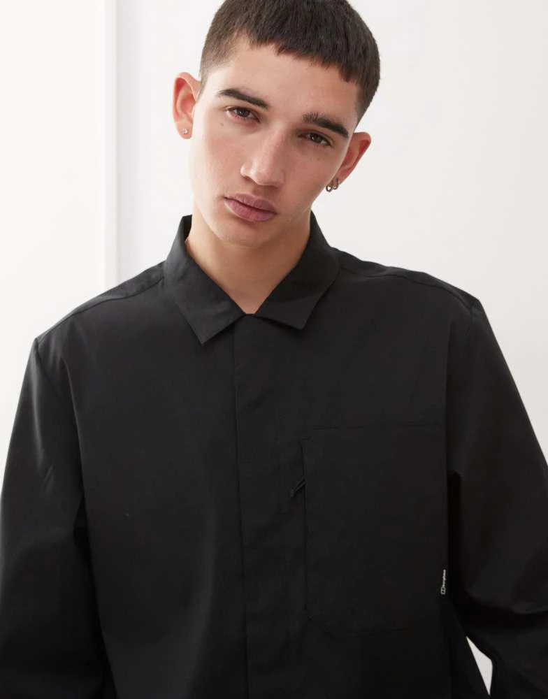 Berghaus Berghaus Shirt explorer long sleeve overshirt in black 1