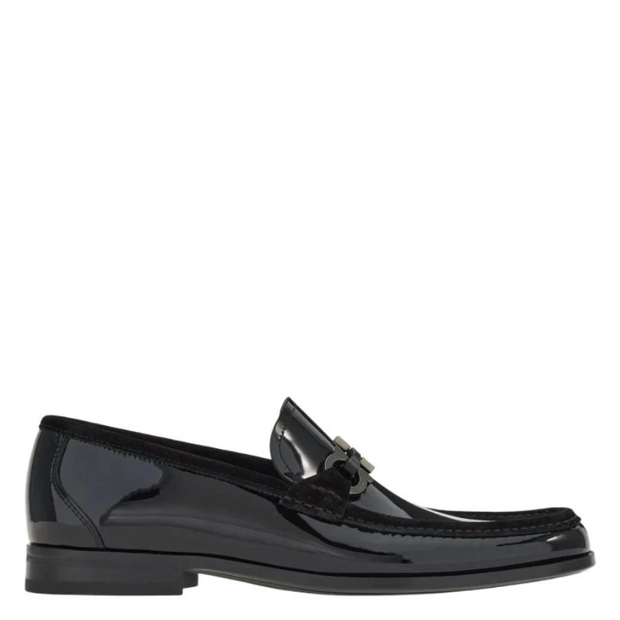 Salvatore Ferragamo Black Patent Leather Men’s Dress Loafers size 10 Ferragamo Men main image 4