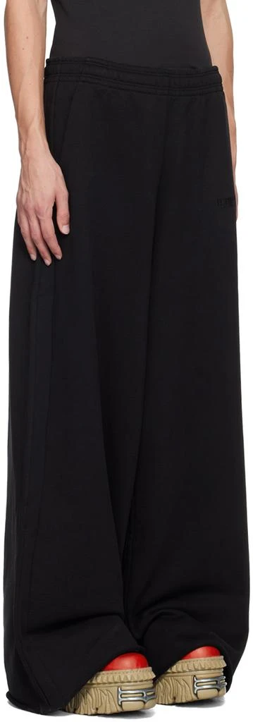 Vetements Black Embroidered-Logo Sweatpants 2