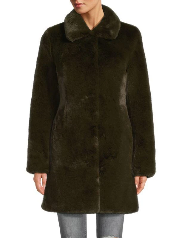 BELLE FARE Faux Fur Coat 1