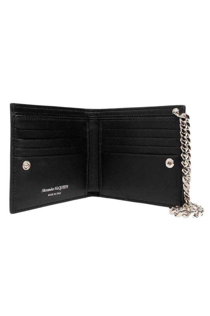 Alexander McQueen Alexander McQueen Logo Detailed Chained Wallet 3