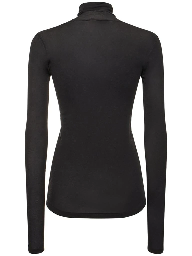 AURALEE High Gauge Sheer Rib Turtleneck Top 5