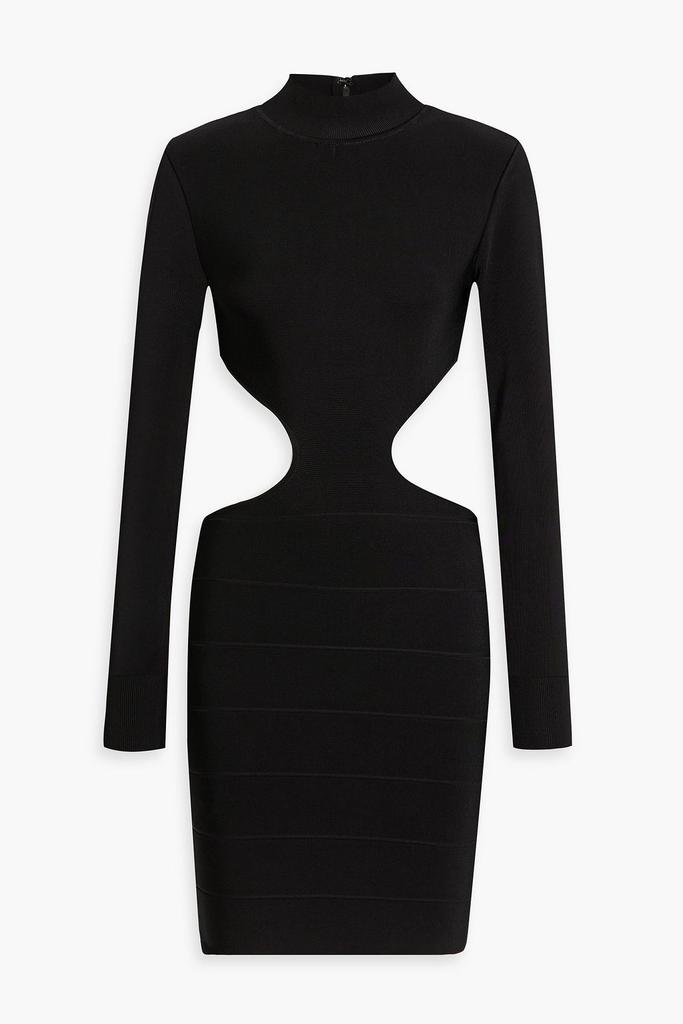 Herve Leger Icon cutout bandage mini dress