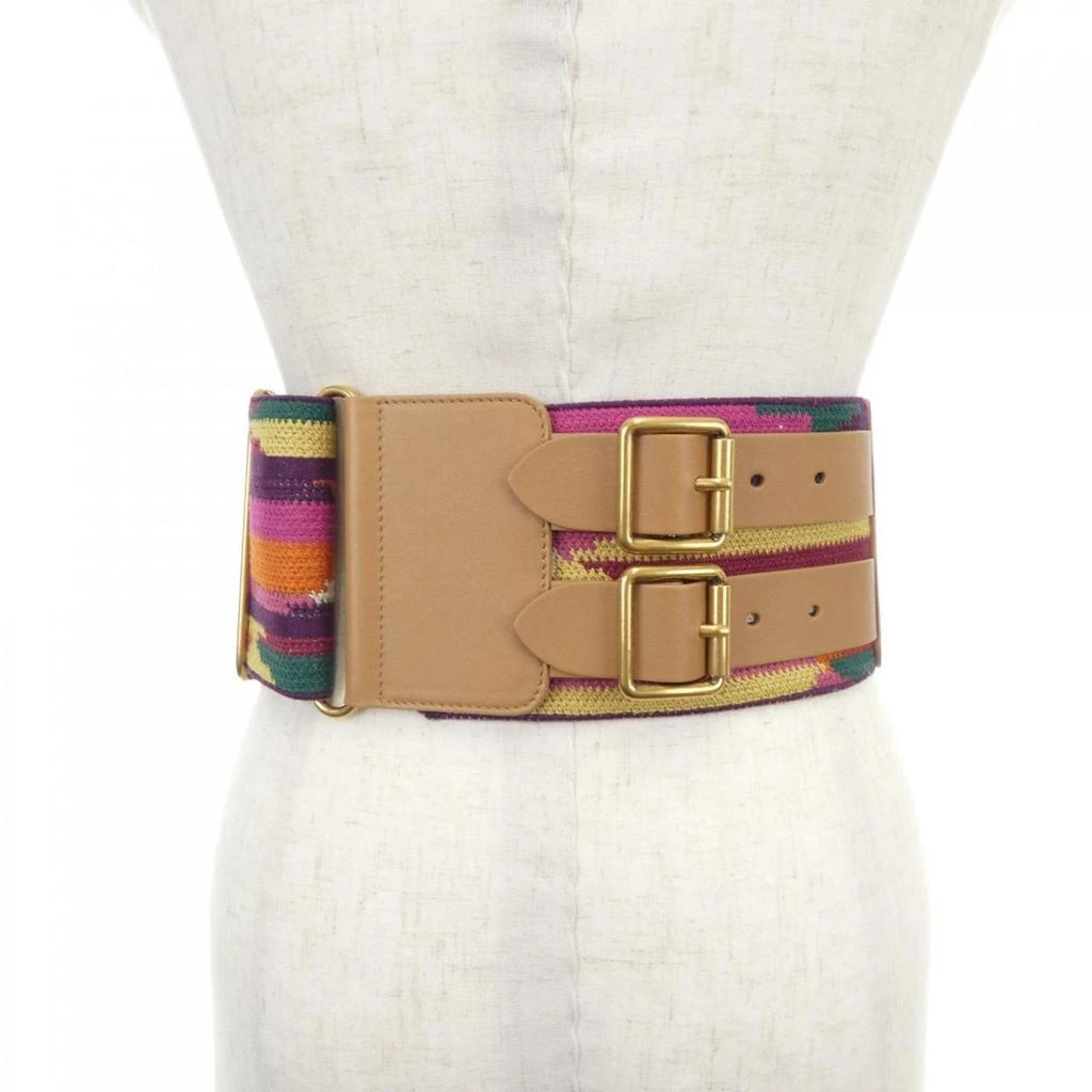 Dior pink yellow Standard Belt (Pre-Owned) 2