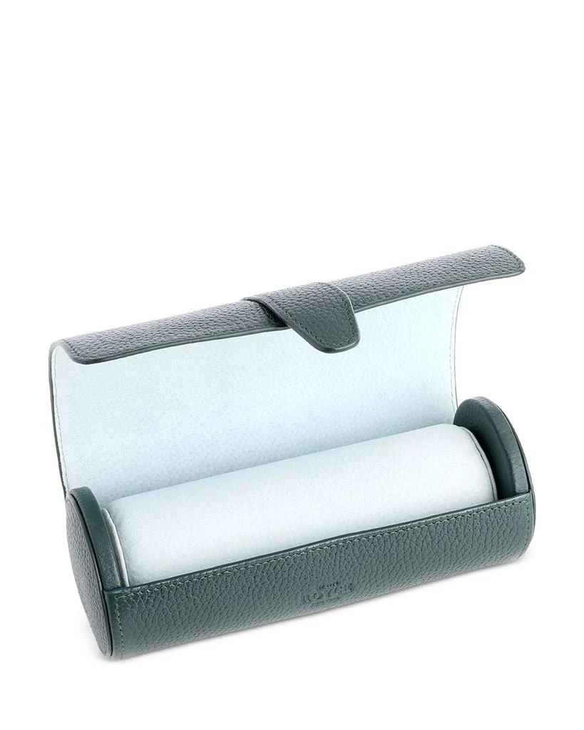 ROYCE New York Suede Lined Travel Watch Roll 3