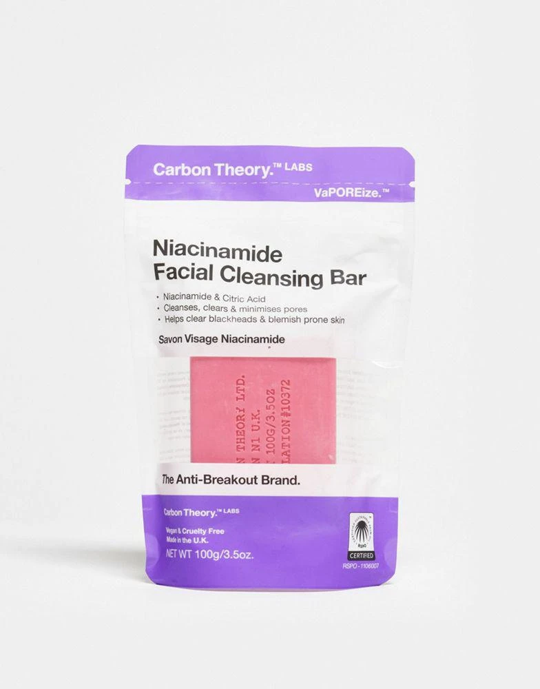 Carbon Theory Carbon Theory Niacinamide Facial Cleansing Bar 1