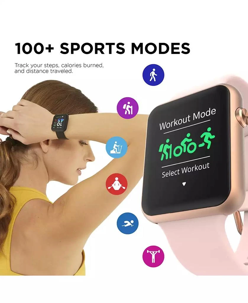 iTouch Air 4 Unisex Silicone Strap Smartwatch 41mm 4