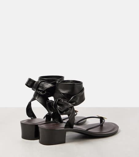 サンダル・ミュール The Row Cord leather thong sandals The Row Cord leather thong sandals - Sandals - Compare