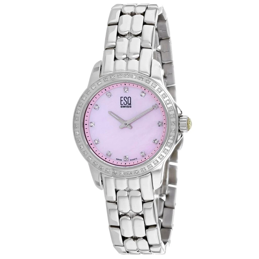 ESQ Women's Luxe Pink Dial Watch 1