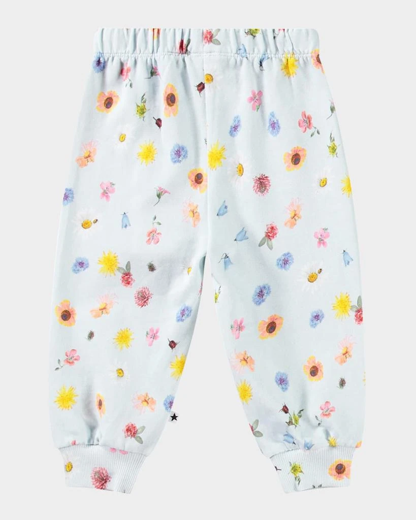 Molo Girl's Simeon Floral-Print Sweatpants, Size 6M-2 3