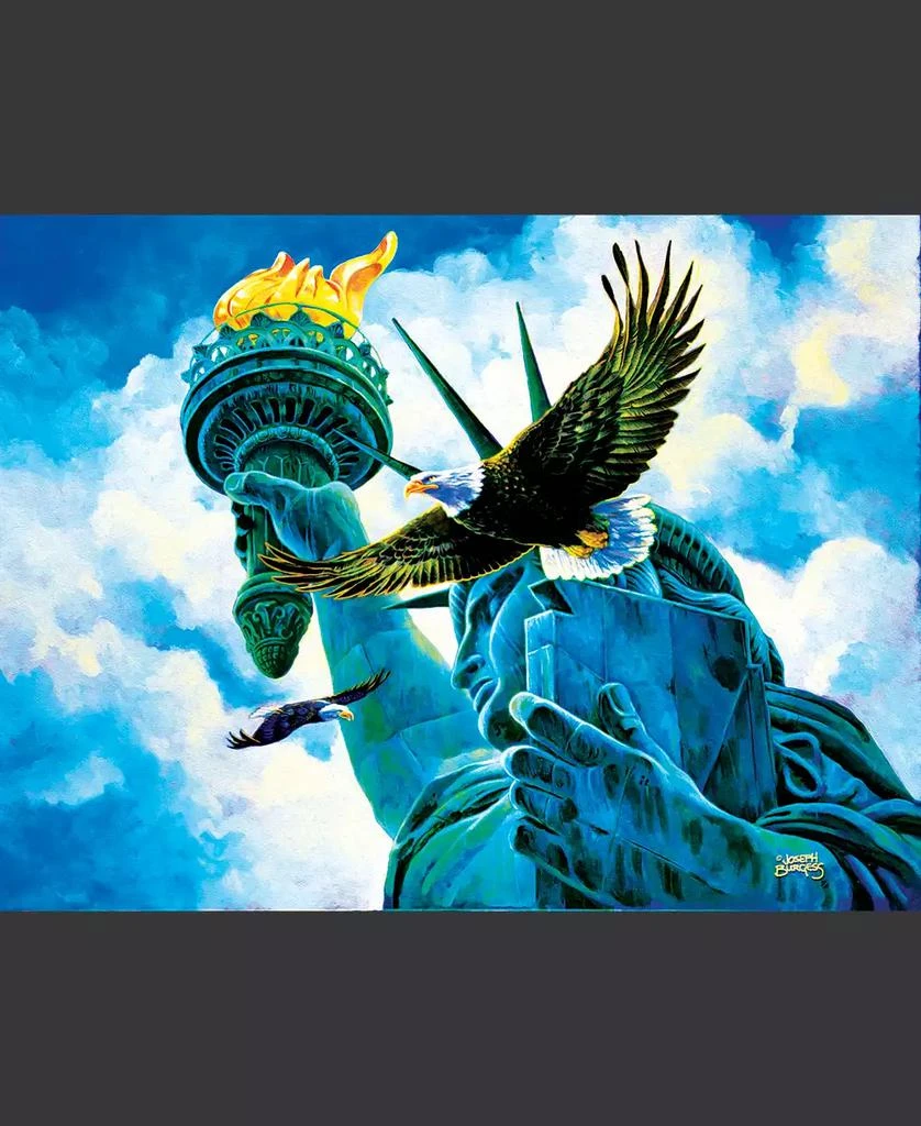 SunsOut Spirit of Freedom 500 piece Jigsaw Puzzle for Adults Fourth of July 4