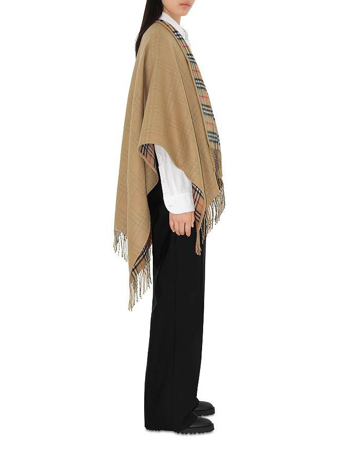Burberry Reversible Check Wool Cape 3