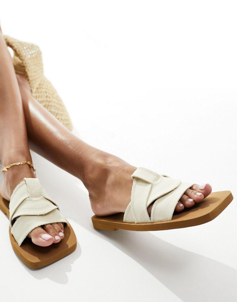Shop Public Desire Yuki chunky sandal with western hardware