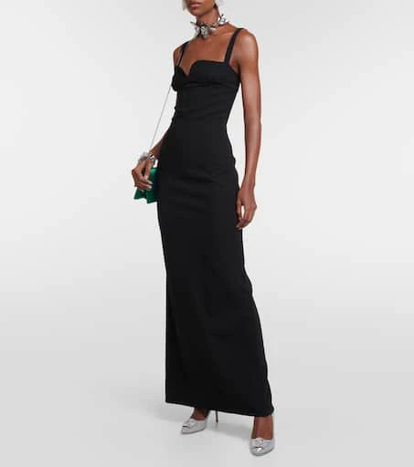 Manolo Blahnik Hangisi 90 embellished glitter pumps 2