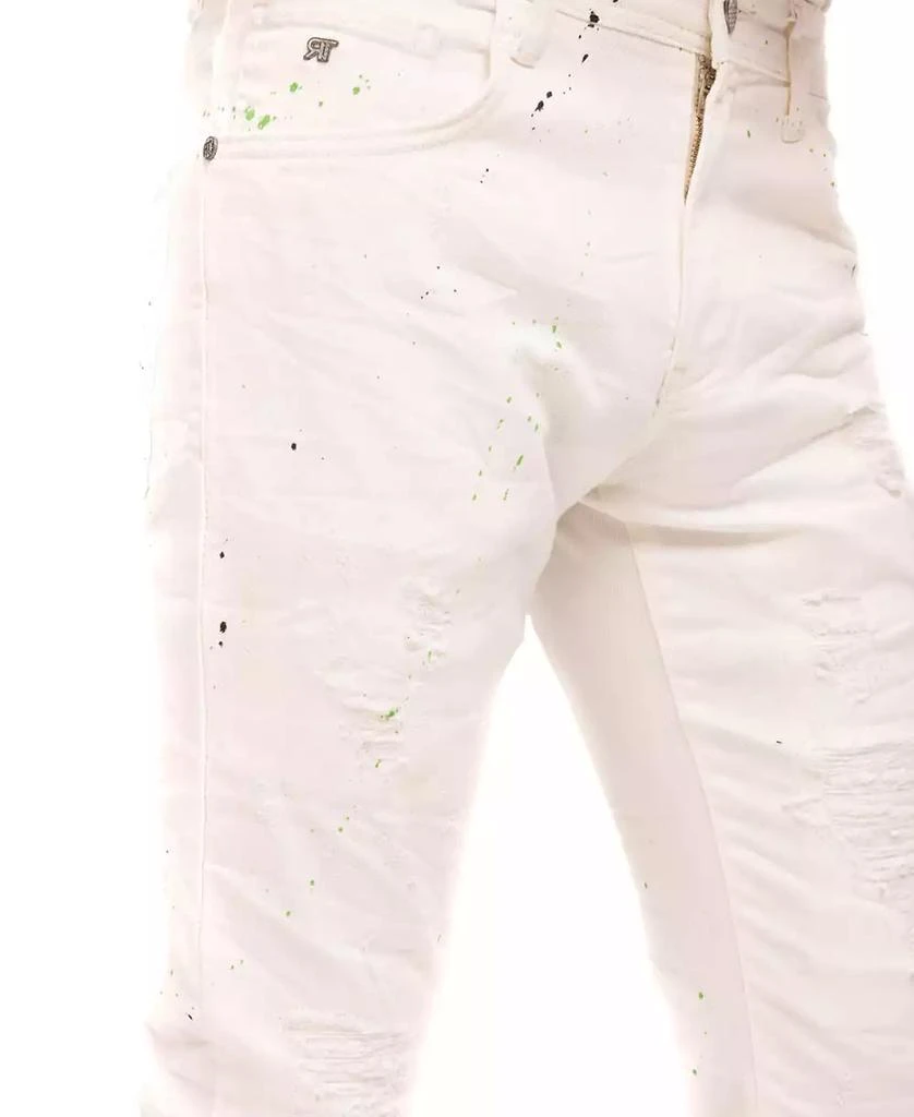 RON TOMSON Men's Modern Painted Denim Jeans 4