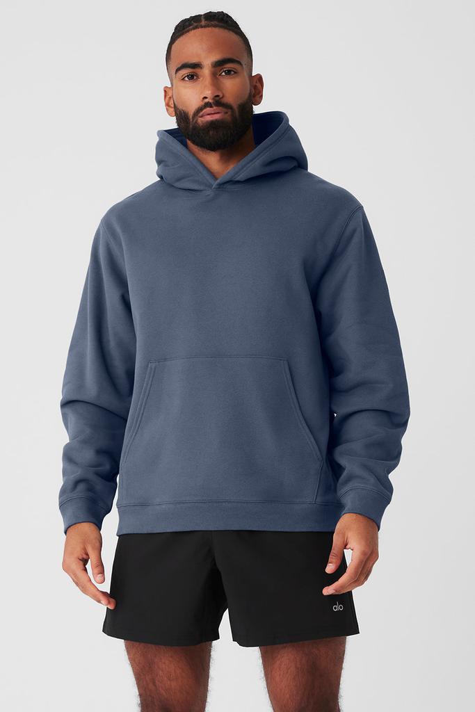 Alo Yoga Renown Heavy Weight Hoodie - Bluestone