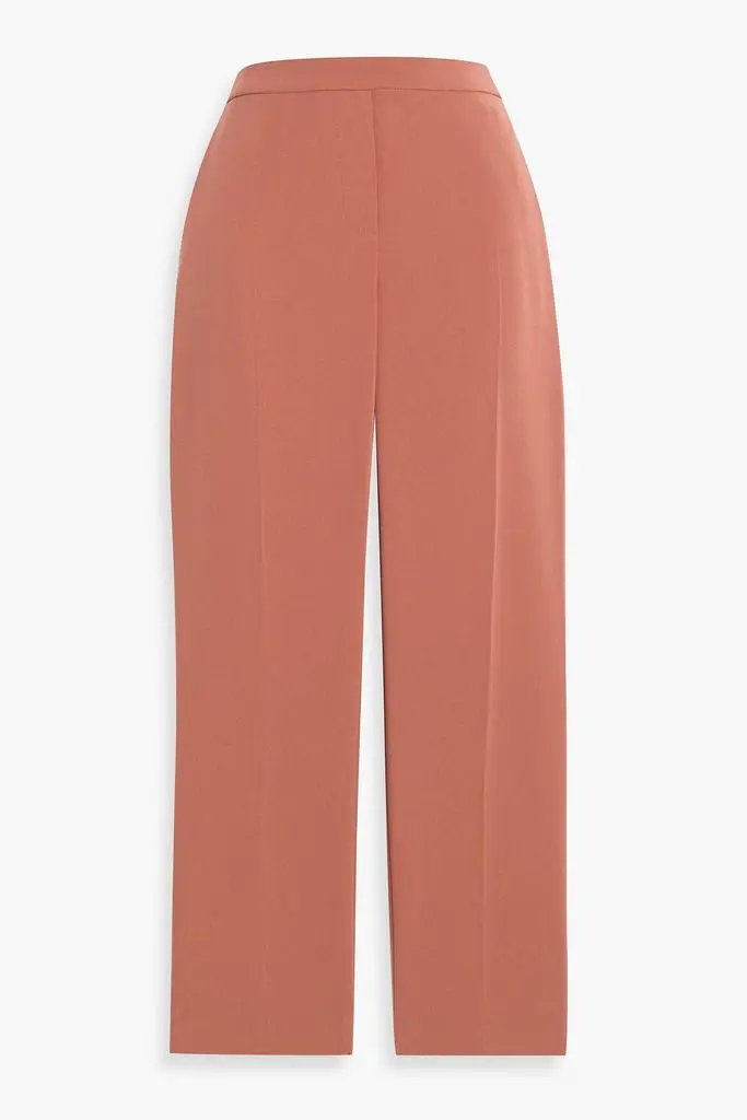 Theory Treeca cropped crepe straight-leg pants