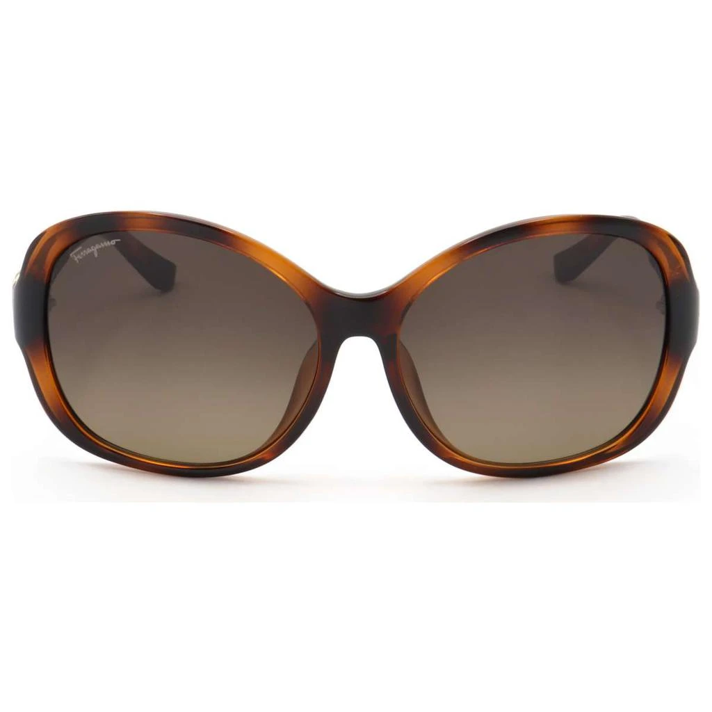 Salvatore Ferragamo Ferragamo Women's Brown Square Sunglasses 5