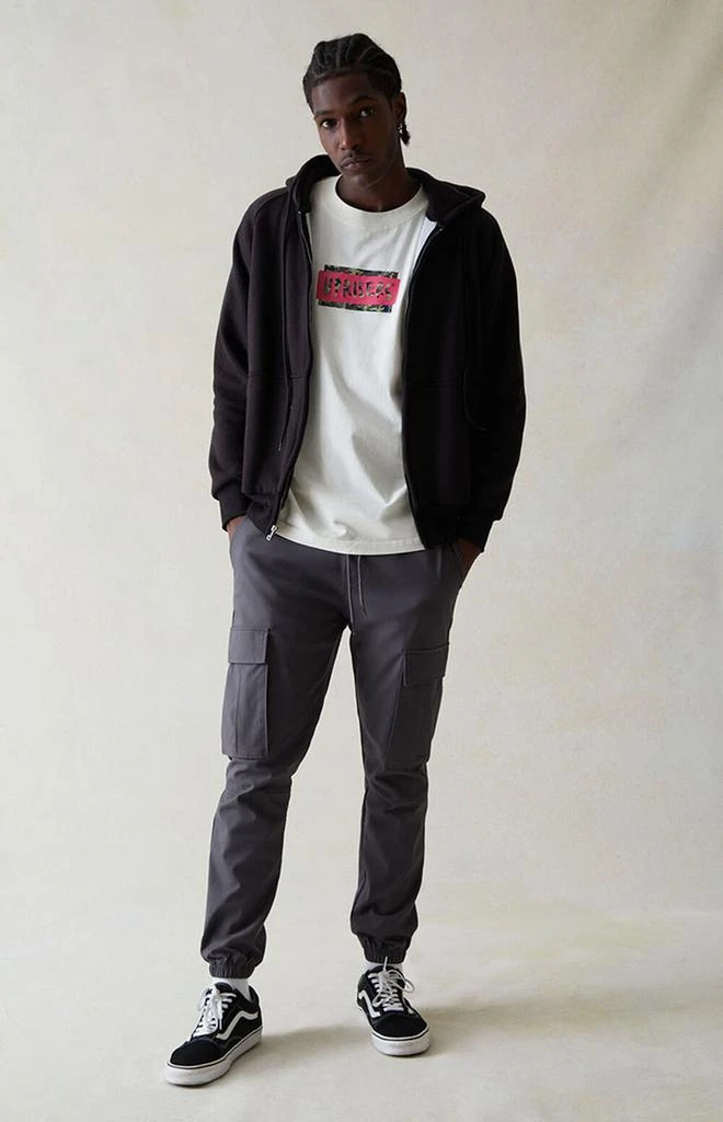 PacSun Performance Gray Slim Cargo Joggers 2