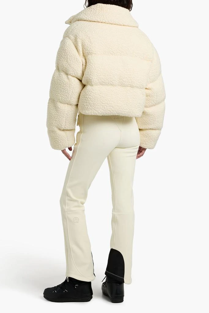 Cordova Kozzy cropped quilted wool-blend fleece ski jacket 3