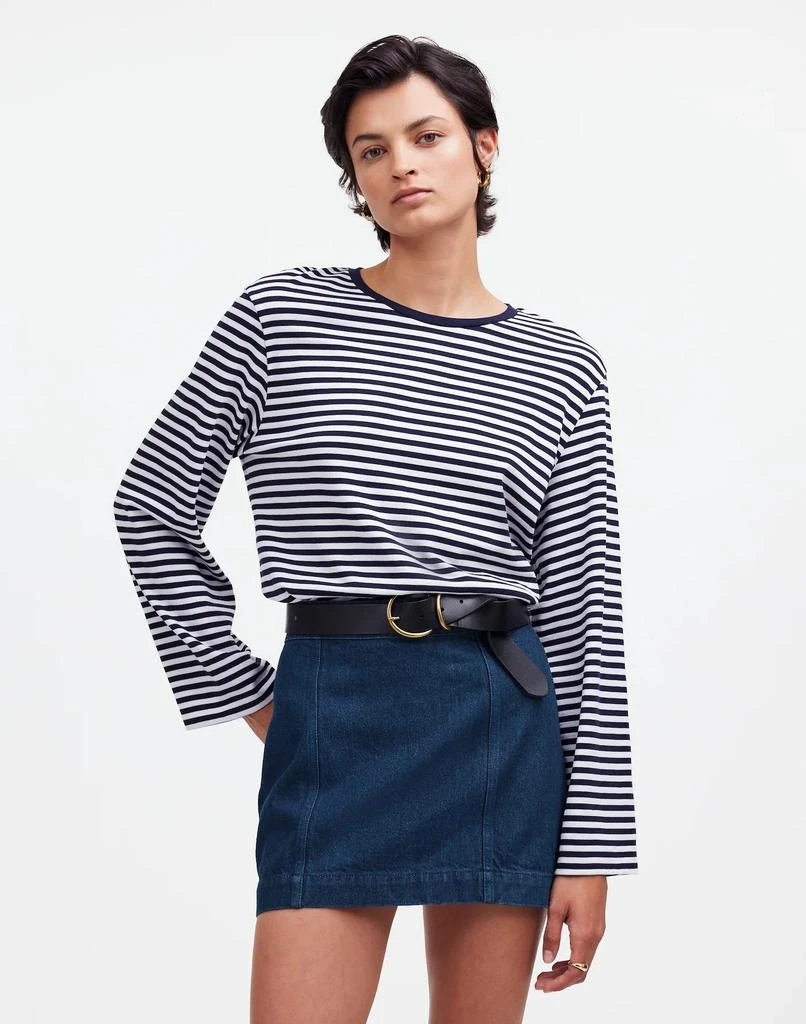 Madewell Denim Seamed Mini Skirt in Maytown Wash 2