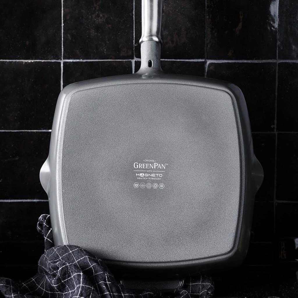 Greenpan GreenPan Simmerlite 10" Nonstick Square Grill Pan 5