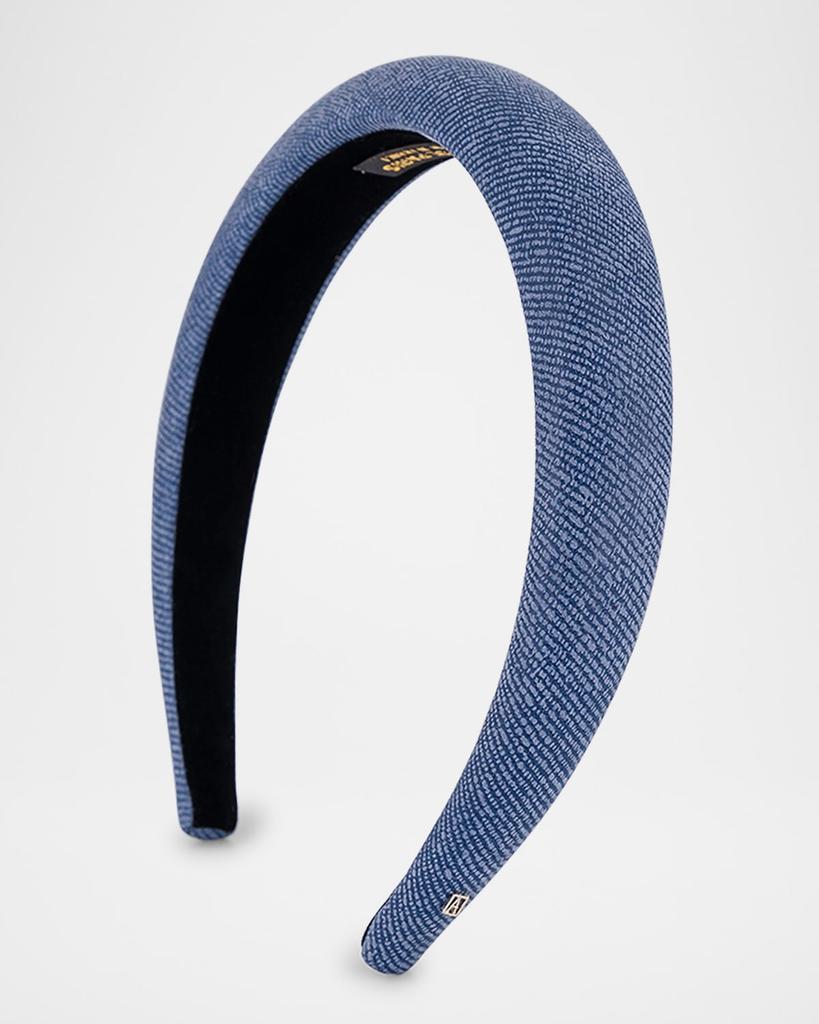 Alexandre de Paris Brass Denim Headband