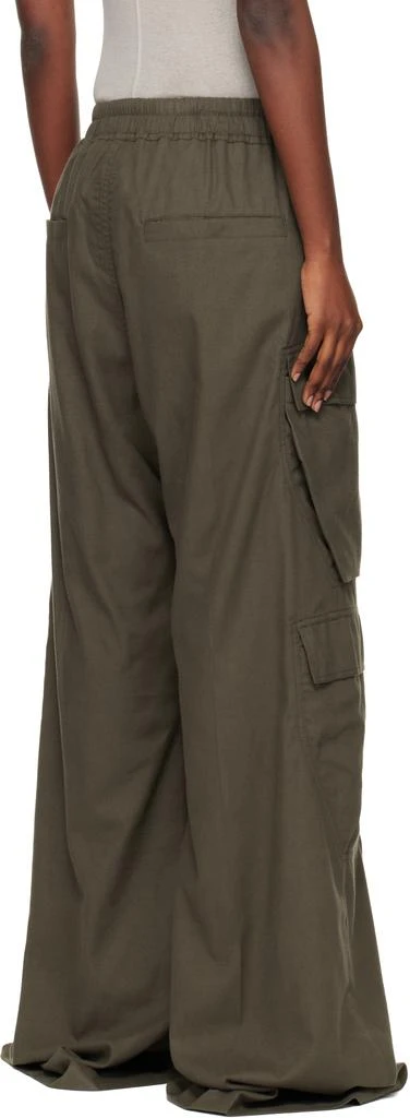 Rick Owens Khaki Concordians Cargobelas Trousers 3