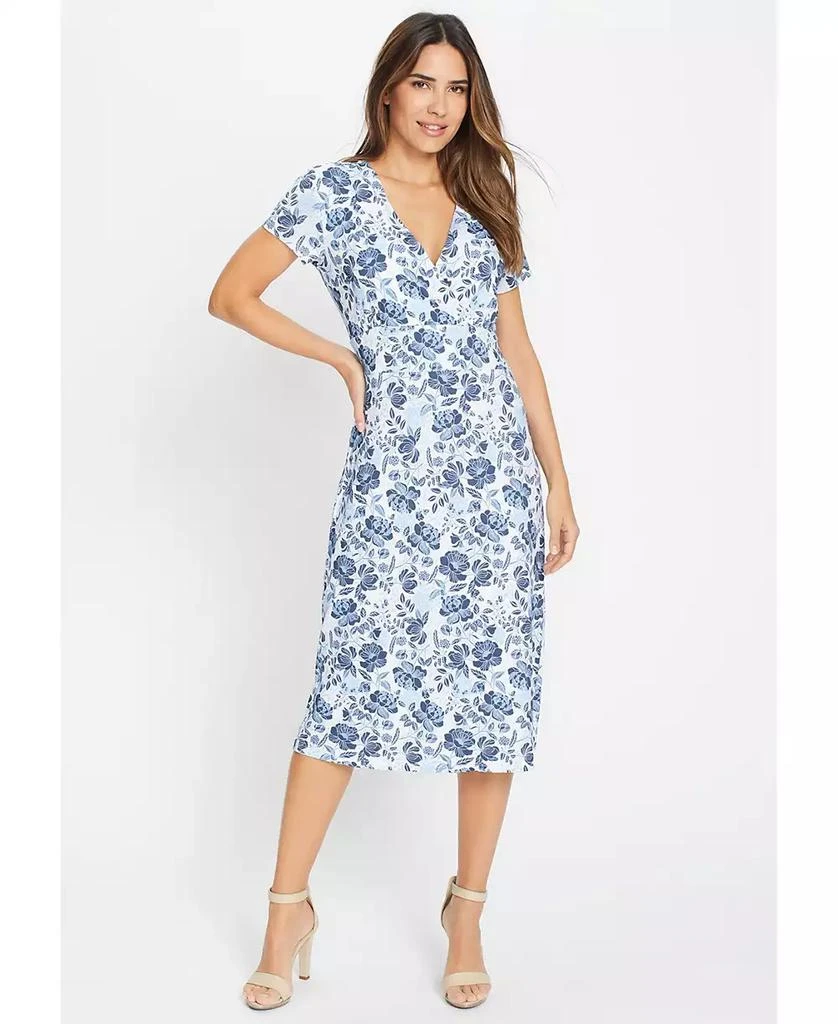 blue knit beach dress IBIZA BABY BLUE KNIT KNOT DRESS main image 0