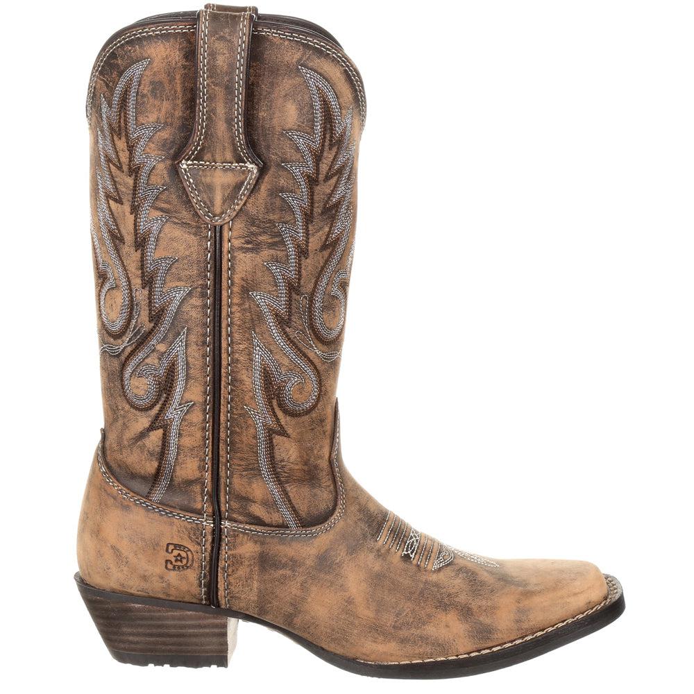 Durango Dream Catcher Distressed Square Toe Cowboy Boots