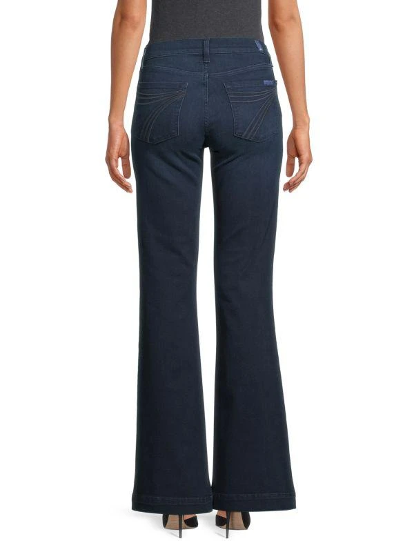 7 For All Mankind Dojo Cuff Flared Jeans 2