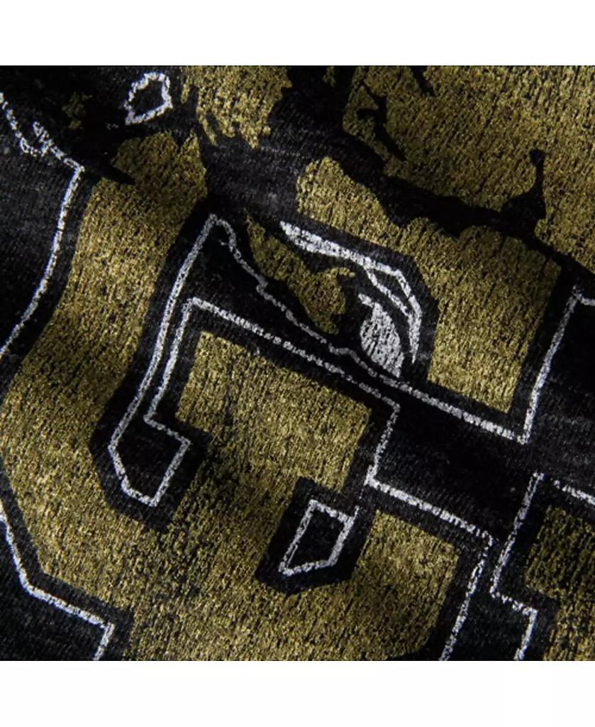 The Original Retro Brand Men's Black Colorado Buffaloes Vintage-Like Tri-Blend Logo T-shirt