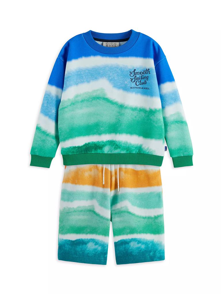 Scotch & Soda Little Boy's & Boy's Tie-Dyed Sweatshorts