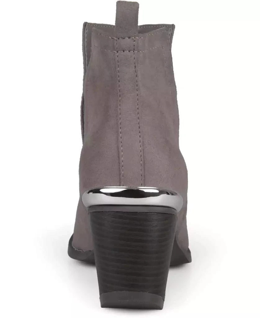 Journee Collection Women's Issla Block Heel Western Booties 3