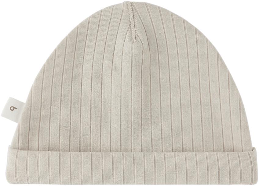 Kodomo BEAMS Baby Gray Ribbed Beanie