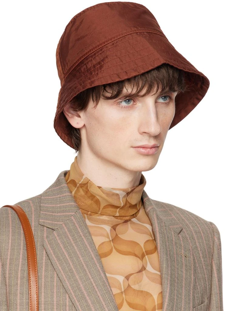 Dries Van Noten Orange Gilly Hat 2