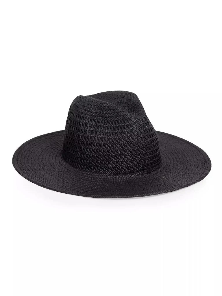 Hat Attack Luxe Vented Packable Straw Fedora 1