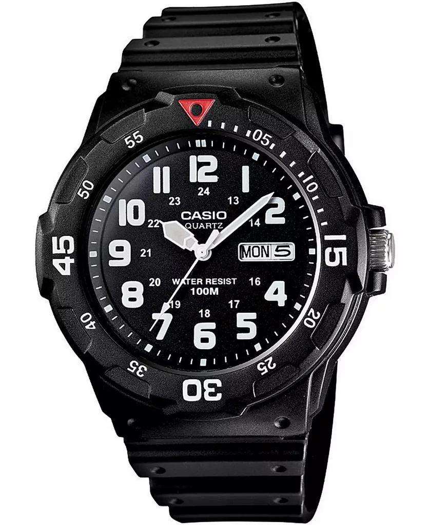 Casio Men's Black Resin Strap Watch 43mm 1