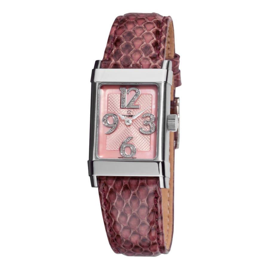 Eterna 1935 Automatic Pink Dial Leather Strap Women's Watch 8790.41.84.1157