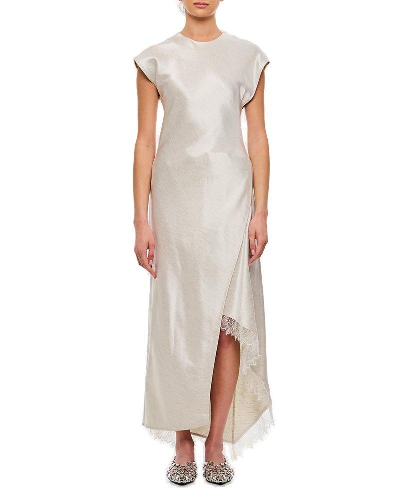 JW Anderson JW Anderson Asymmetric Crewneck Maxi Dress