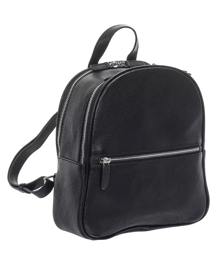 Mancini Leather Goods Women's Pebbled Audrey Backpack 3