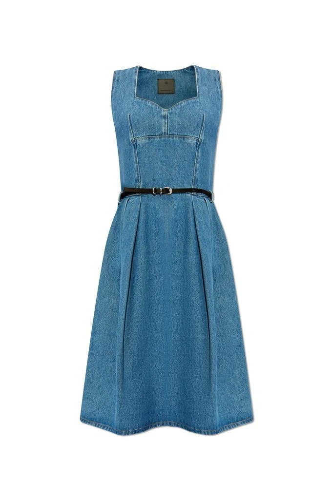 Givenchy Givenchy Sleeveless Belted Denim Dress 1