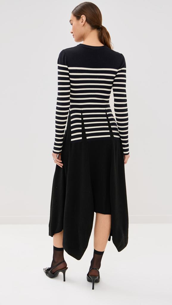 Monse Trompe L'oeil Dart Knitted Dress