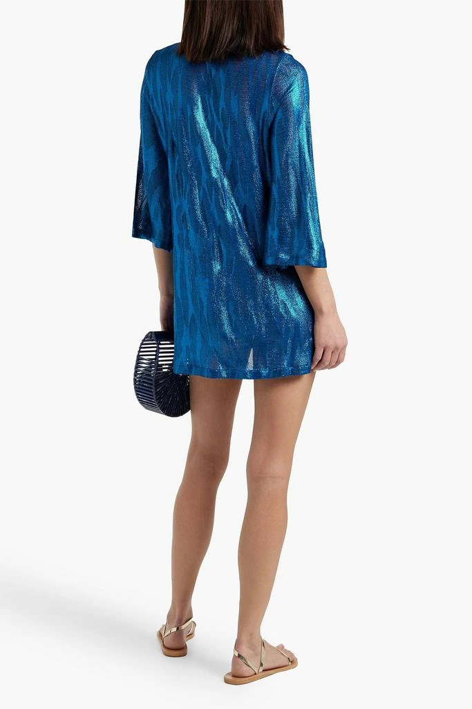 Missoni Metallic crochet-knit mini dress 3