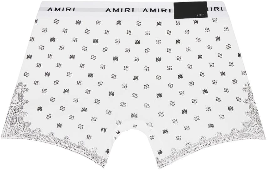 AMIRI Two-Pack White MA Paisley Boxer Briefs 3