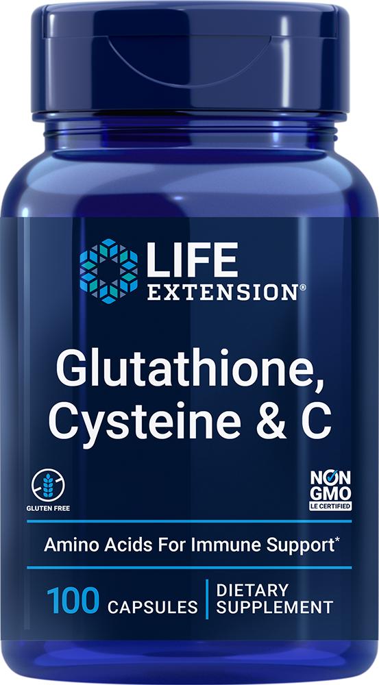 Life Extension Life Extension Glutathione, Cysteine & C (100 capsules)